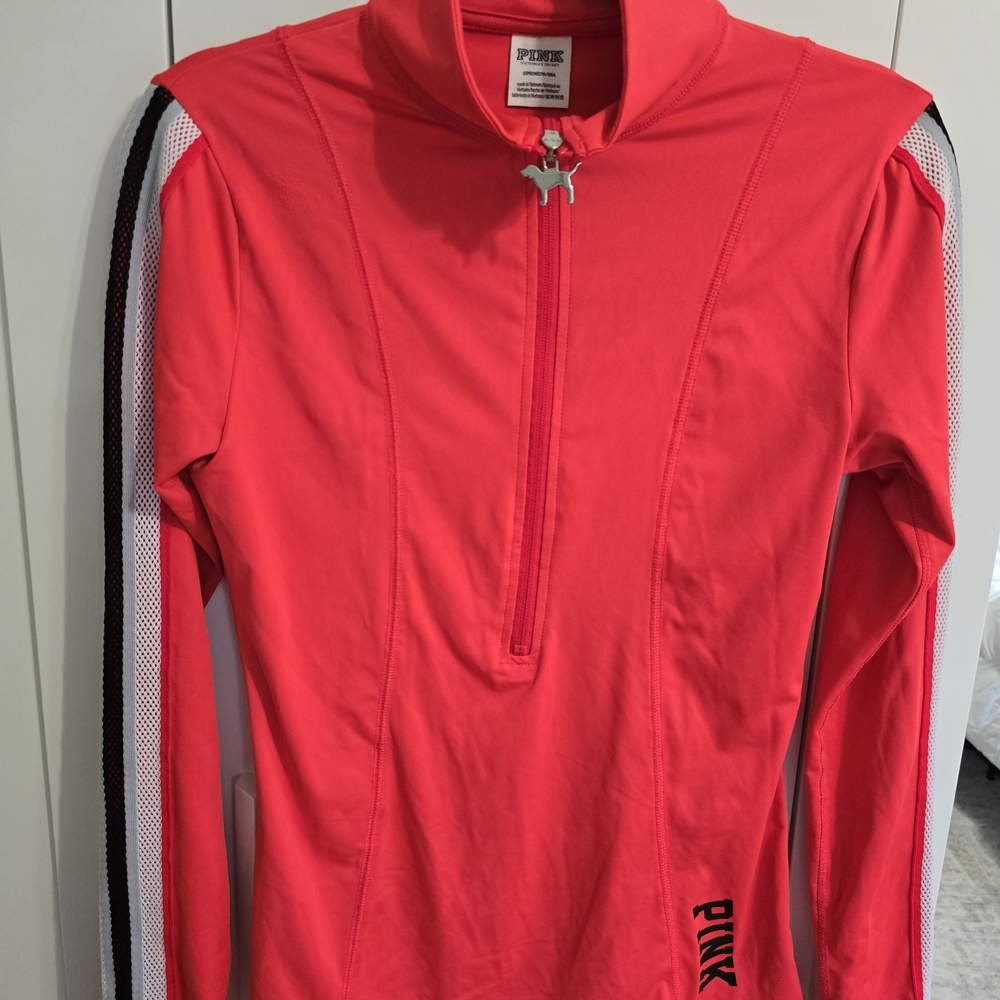 PINK Victoria's Secret Vibrant Red Top